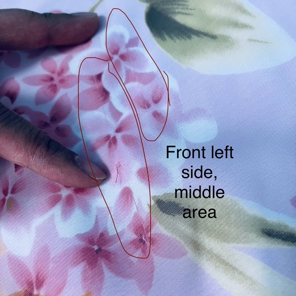 Vintage Y2K 90s B. Smart sz. M? Floral Maxi Dress Draped Cowl Neck Lined Pink - Picture 11 of 14